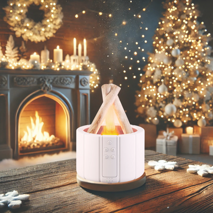 White Bonfire Diffuser perfect for this holiday Christmas winter season